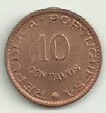 India Portuguesa - 10 Centavos 1958 (Km# 30)