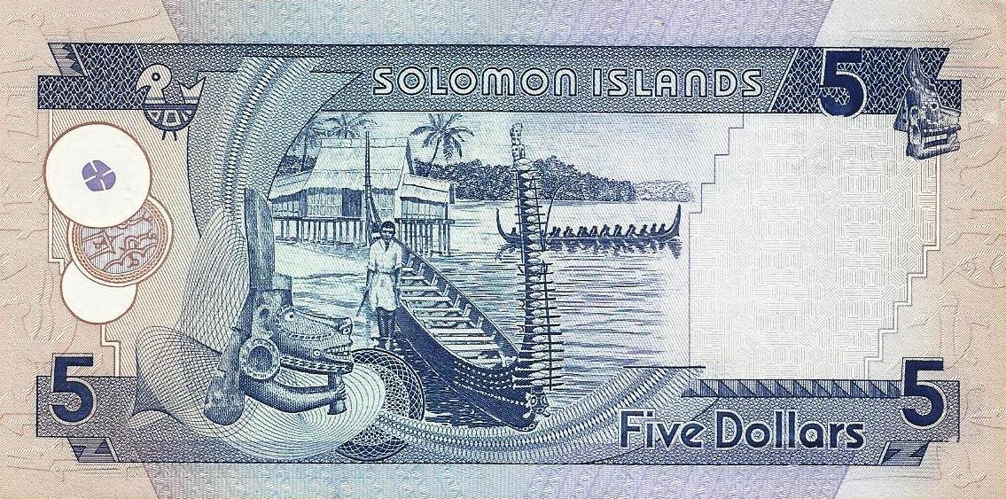 Ilhas Salomão - 5 Dolares 2008 (#26b)