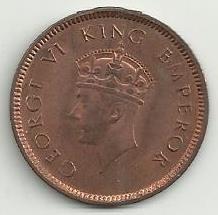 India Britanica - 1/4 Anna 1939 (Km# 530)