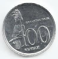 Indonésia - 100 Rupias 1999 (Km# 61)
