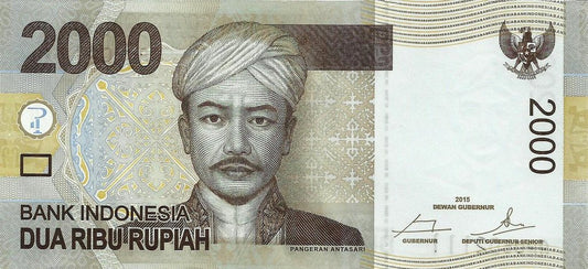 Indonesia - 2000 Rupias 2015 (# 148f)