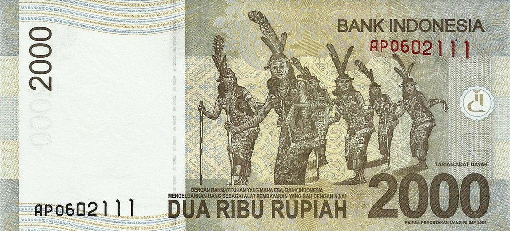 Indonesia - 2000 Rupias 2015 (# 148f)