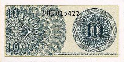 Indonesia - 10 Sen 1964 (# 92a)