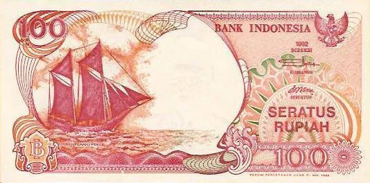 Indonesia - 100 Rupias 1999 (# 127g)