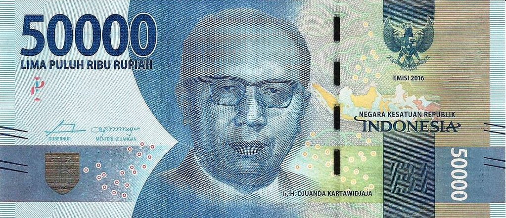 Indonesia - 50000 Rupias 2016 (# 159a)