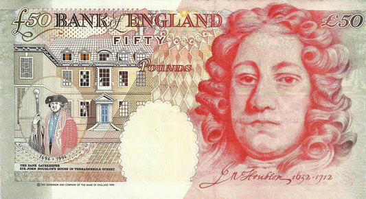 Inglaterra - 50 Libras 1993 (# 388a)