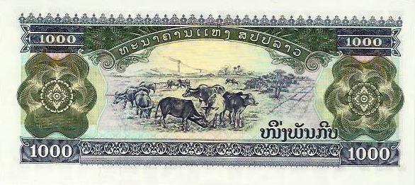 Laos - 1000 Kip 1998 (# 32a)