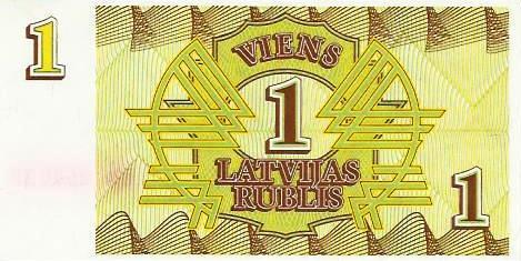 Letónia - 1 Rublis 1992 (# 35)