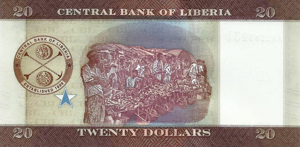 Liberia - 20 Dolares 2016 (# 33)