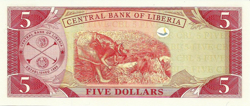 Liberia - 5 Dolares 2006 (# 26c)