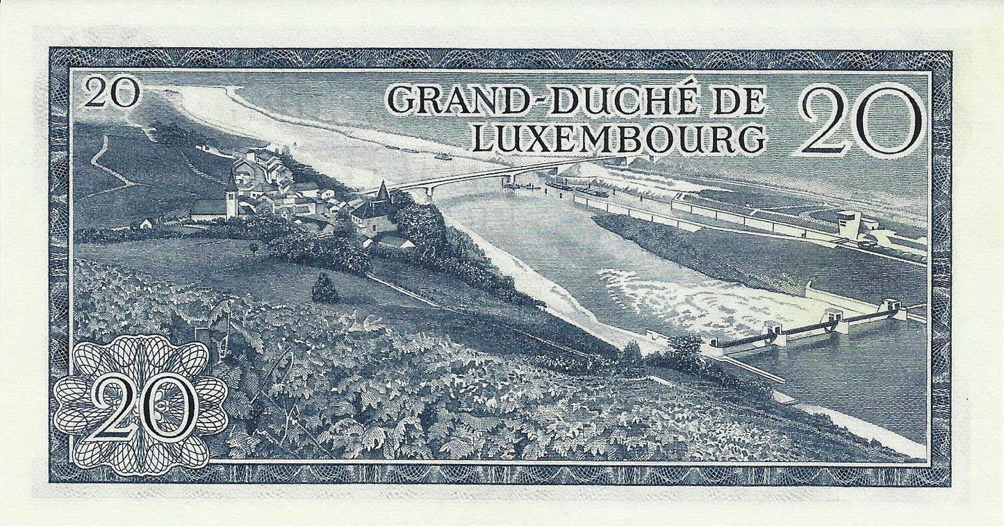 Luxemburgo - 20 Francos 1966 (# 54a)