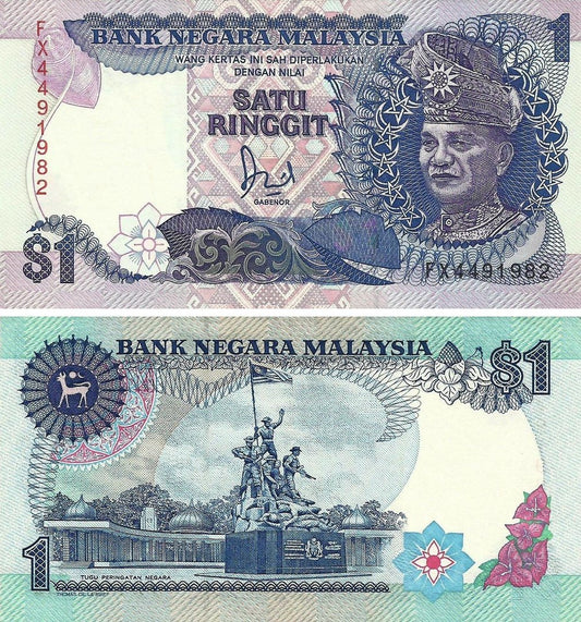 Malasia - 1 Ringgit 1989 (# 27b)