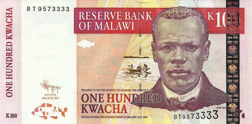 Malawi - 100 Kwacha 2011 (# 54e)