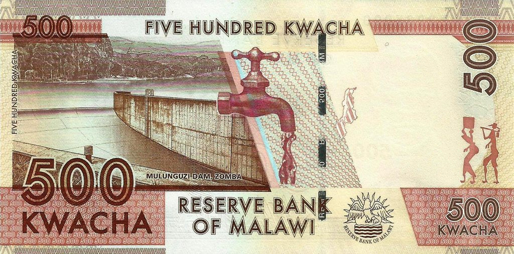Malawi - 500 Kwacha 2014 (# 66a)