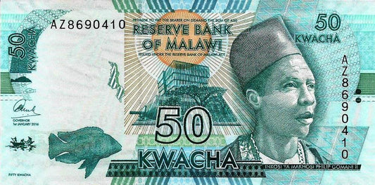 Malawi - 50 Kwacha 2016 (# 64c)
