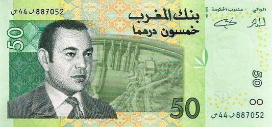Marrocos - 50 Dirhams 2002 (# 69)
