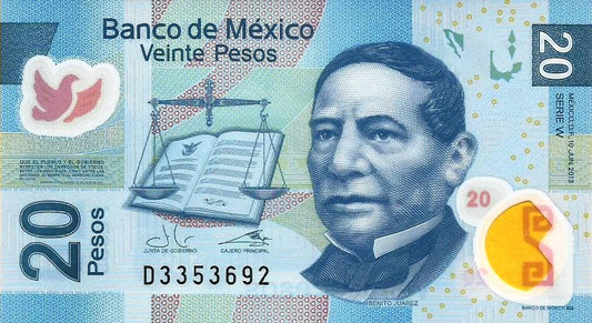 Mexico - 20 Pesos 2013 (# 122m)
