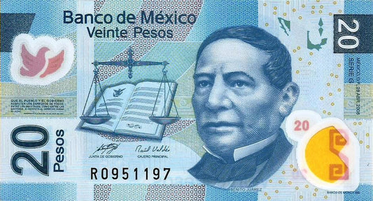 Mexico - 20 Pesos 2008 (# 122f)