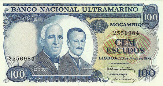 Moçambique - 100$00 1972 (# 113)