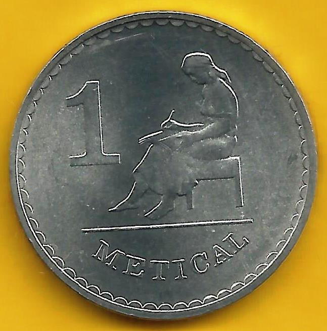 Moçambique - 1 Metical 1986 (Km# 99a)