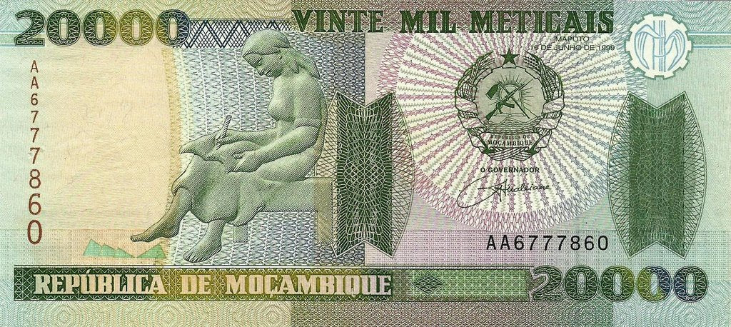 Moçambique - 20000 Meticais 1999 (# 140)