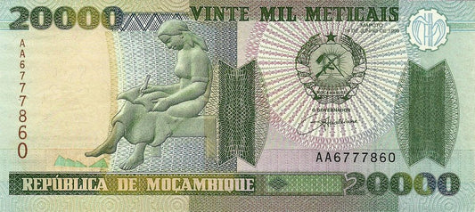 Moçambique - 20000 Meticais 1999 (# 140)