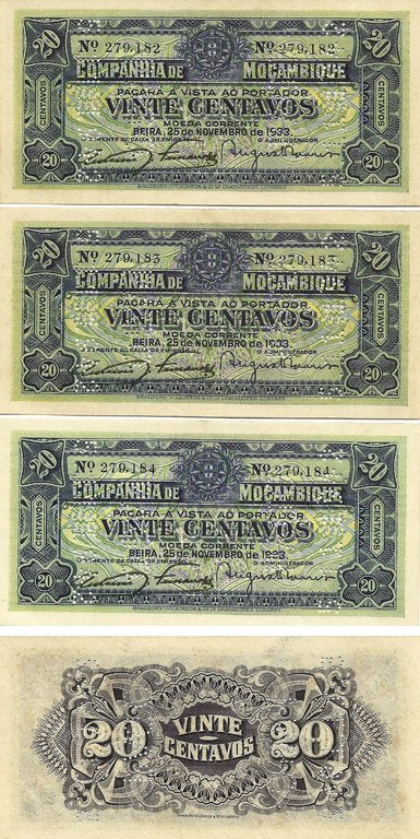 Moçambique - 20 Centavos 1933 (# R29)