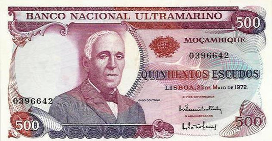 Moçambique - 500$00 1972 (# 114)