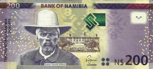 Namibia - 200 Dolares 2012 (# 15a)