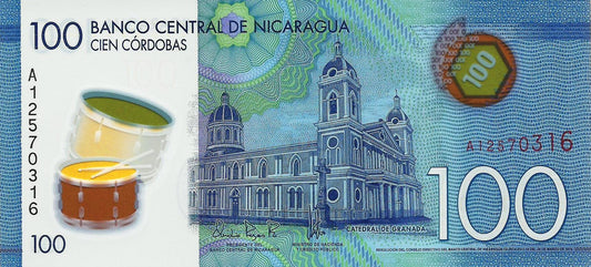 Nicaragua - 100 Cordobas 2015 (# 212)