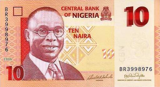 Nigeria - 10 Naira 2006 (# 33a)