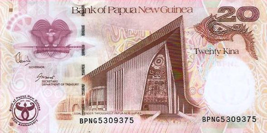 Papua N. Guiné - 20 Kina 2008 (# 36)