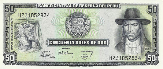 Peru - 50 Soles Ouro 1977 (# 113)