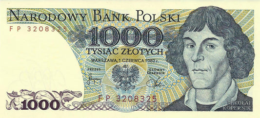 Polónia - 1000 Zlotych 1982 (# 146c)