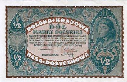 Polónia - 1/2 Marka 1920 (# 30)