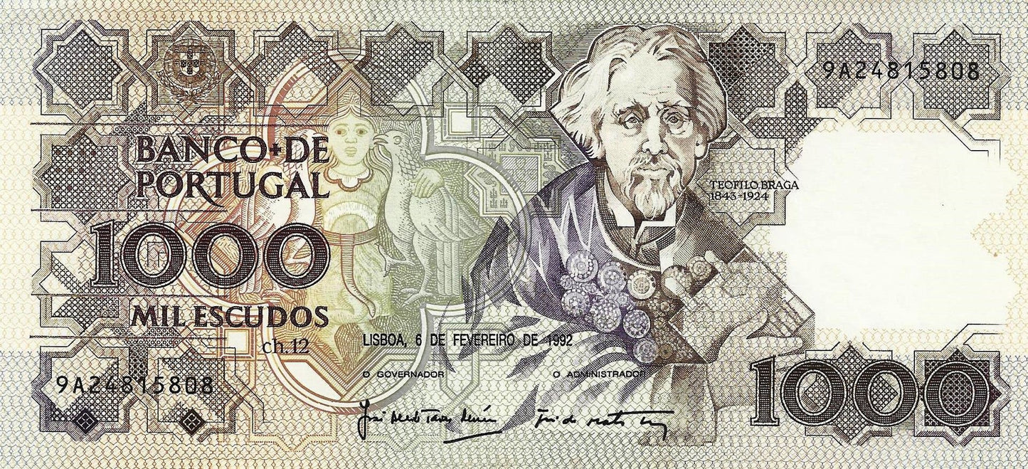 Portugal - 1000$00 1992 (# 181i)