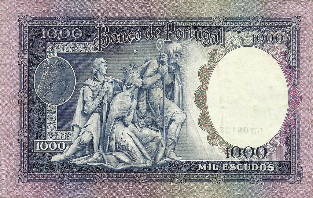 Portugal - 1000$00 1961 (# 166)
