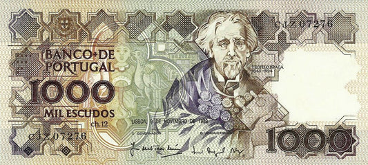 Portugal - 1000$00 1989 (# 181f)