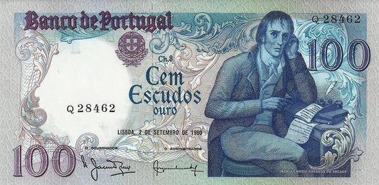 Portugal - 100$00 1980 (# 178a)