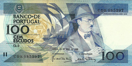 Portugal - 100$00 1988 (# 179e)
