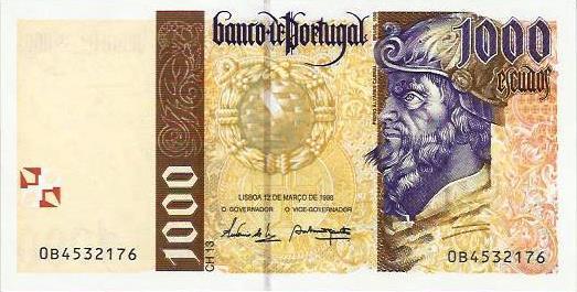 Portugal - 1000$00 1998 (# 188c)