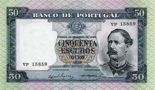Portugal - 50$00 1960 (# 164)