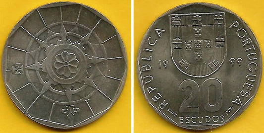 Portugal - 20$00 1999 (Km# 634)