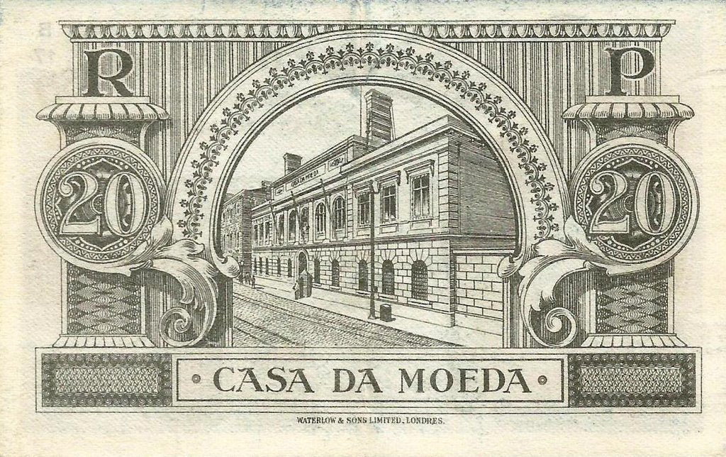 Portugal - 20 Centavos 1925 (# 102)