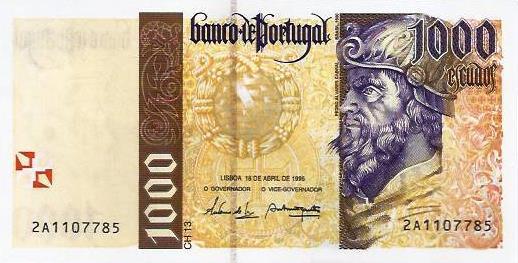Portugal - 1000$00 1996 (# 188a)