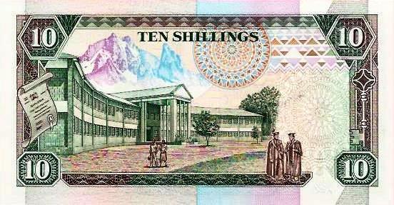 Quenia - 10 Shillings 1991 (# 24c)