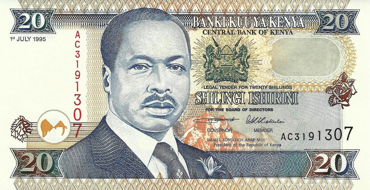 Quenia - 20 Shillings 1995 (# 32)