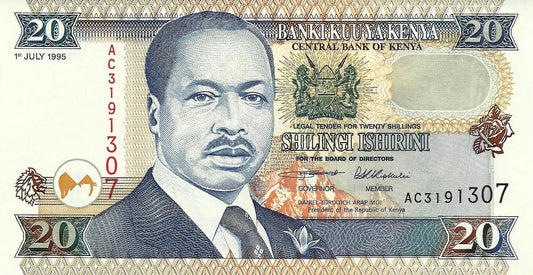 Quenia - 20 Shillings 1995 (# 32)