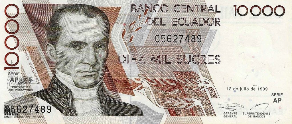 Equador - 10000 Sucres 1999 (# 127e)