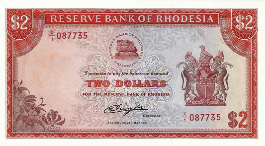 Rodésia - 2 Dolares 1979 (# 35d)